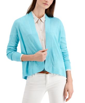 Charter Club - Petite Open-Front Sweater