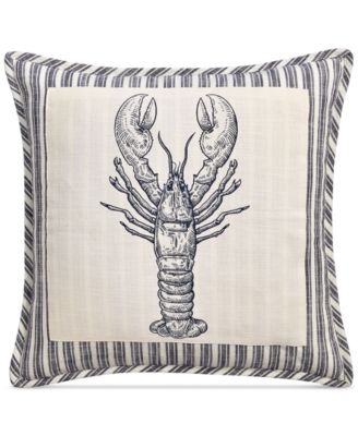 Photo 1 of Lacourte 20" x 20" Lobster Patch Decorative Pillow
20x20
Down Alternative Fill
Print + Applique
Exclusively at Macy's
Shell: 100% cotton; filling: down alternative
Spot clean