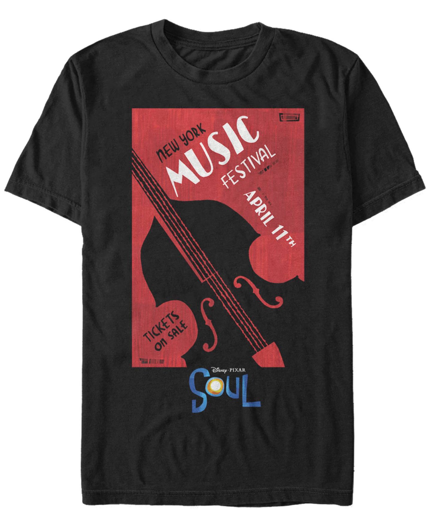 Мужская футболка Fifth Sun Soul NY Music Festival Short Sleeve, цвет: Чёрный — фото 1