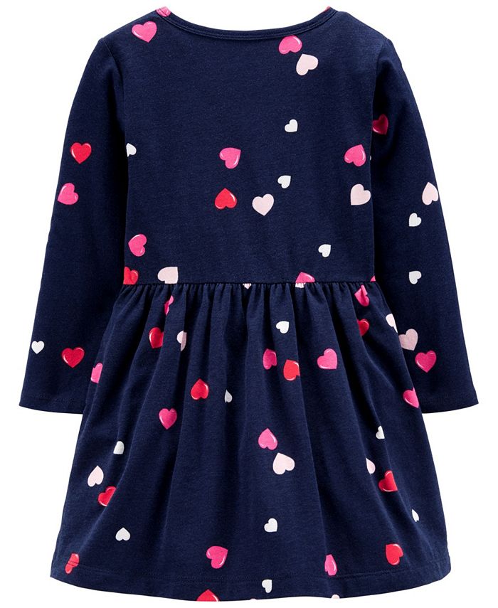 Carter's Toddler Girls Heart Jersey Dress - Macy's