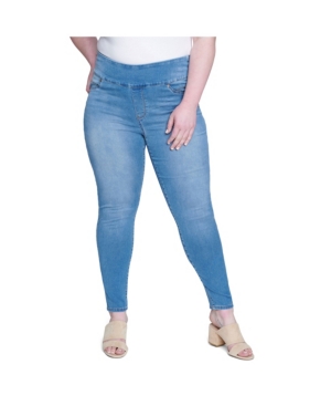 Seven7 Jeans Women's Plus Size Tummy Toner Pull-on Legging