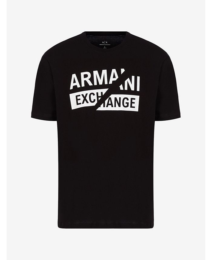 A|X Armani Exchange A|X Armani Split Logo T-Shirt - Macy's