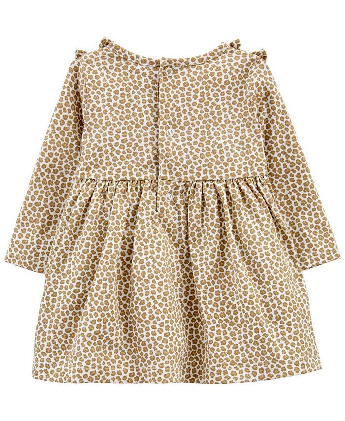 Carter's Baby Girls Leopard Print Jersey Dress - Macy's