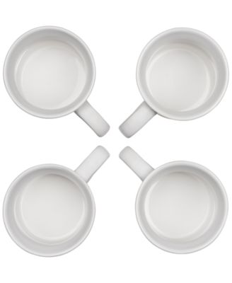 14 oz. Stoneware Set of Four Coffee Mugs