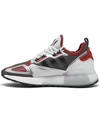 adidas Big Boys ZX 2K Boost Running Sneakers from Finish Line - Macy's