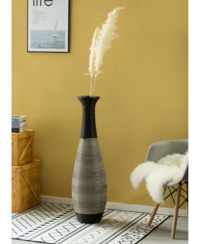 Uniquewise Tall Floor Vase, large vase for home decor floor, Beige