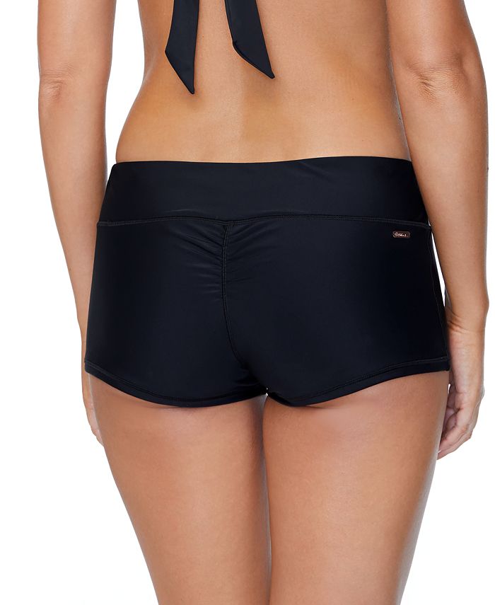 Raisins Juniors' Ruched Swim Shorts & Reviews Swimsuits & CoverUps