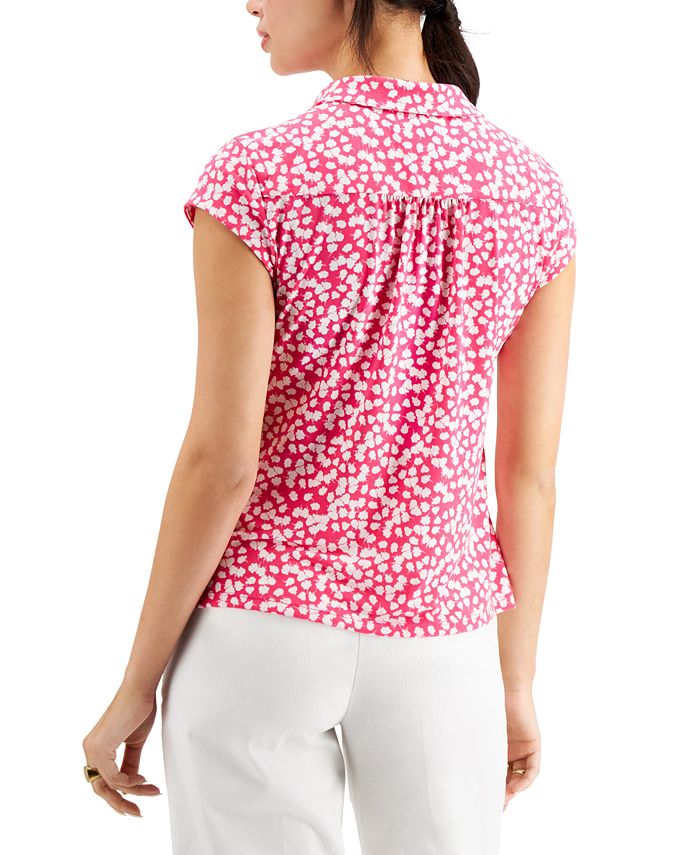 Charter Club Petite Cotton Cherry Print T-Shirt main image 0