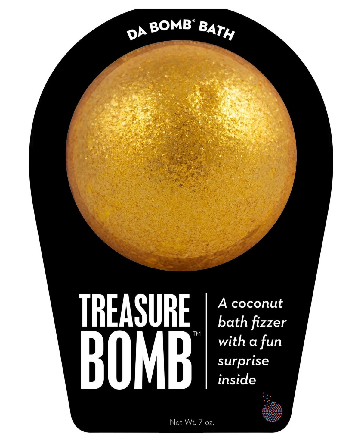 Da Bomb Treasure Bath Bomb, 7 oz.