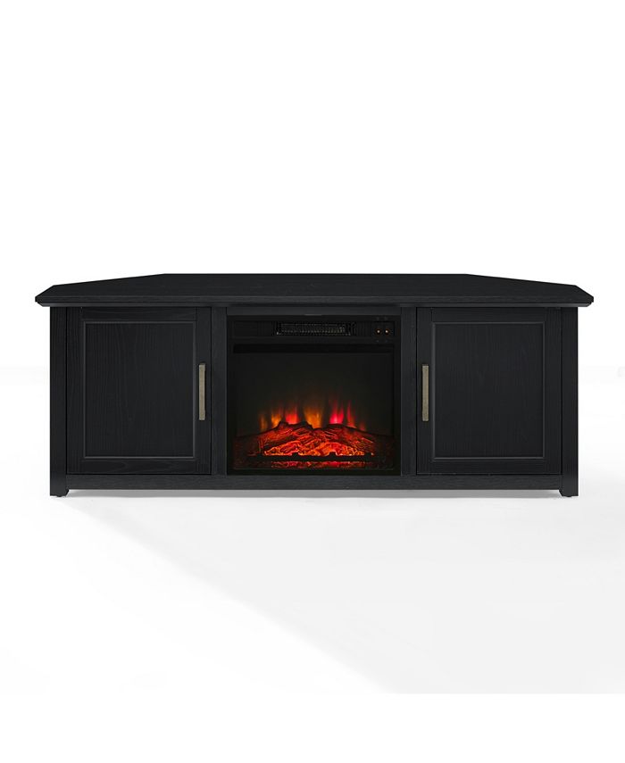 Crosley Camden 58" Corner TV Stand with Fireplace Macy's