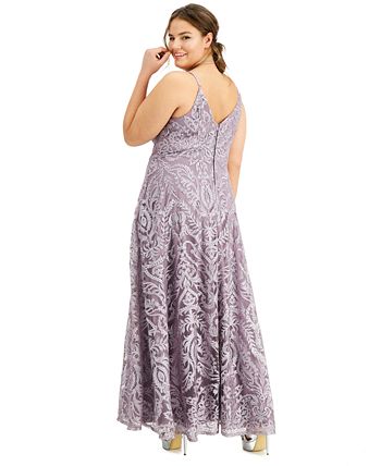 Speechless Trendy Plus Size Embroidered Gown - Macy's