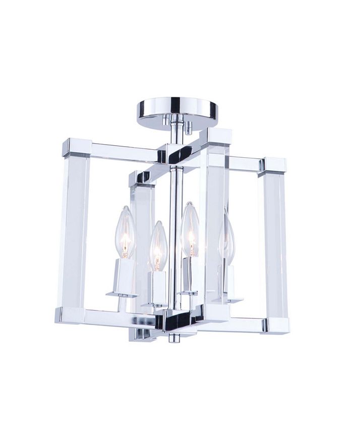 ARTCRAFT Lighting ARTCRAFT Carlyle SemiFlush Mount & Reviews Home Macy's