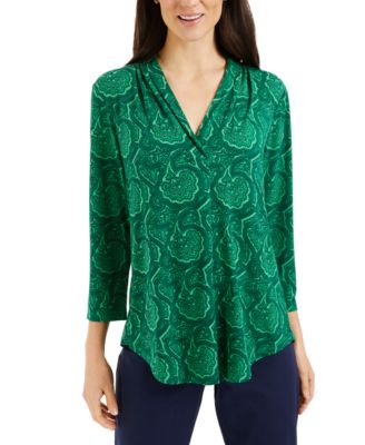 macy's petite dressy blouses