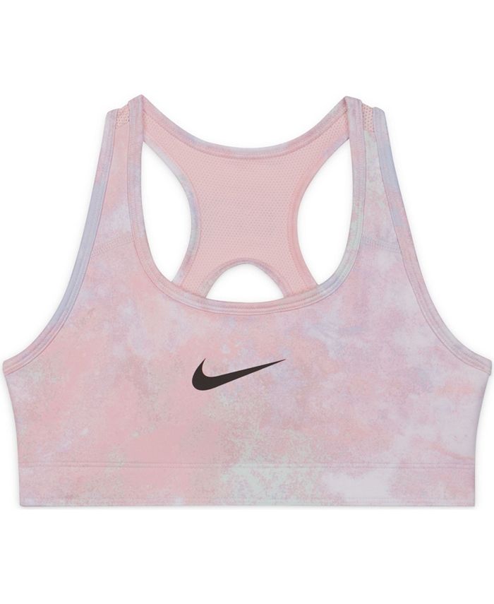 Nike Big Girls Swoosh Reversible Printed Sports Bra - Macy's