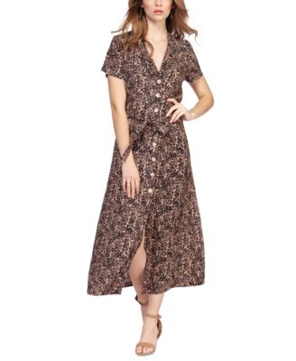 macys animal print dress
