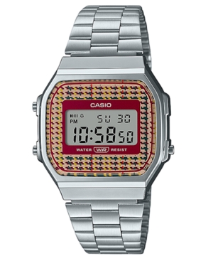 image of Casio Unisex Digital Stainless Steel Bracelet Watch 36.3mm