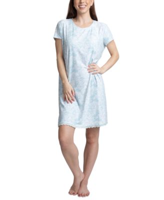 Muk Luks - Printed Short Sleeve Sleep Shirt