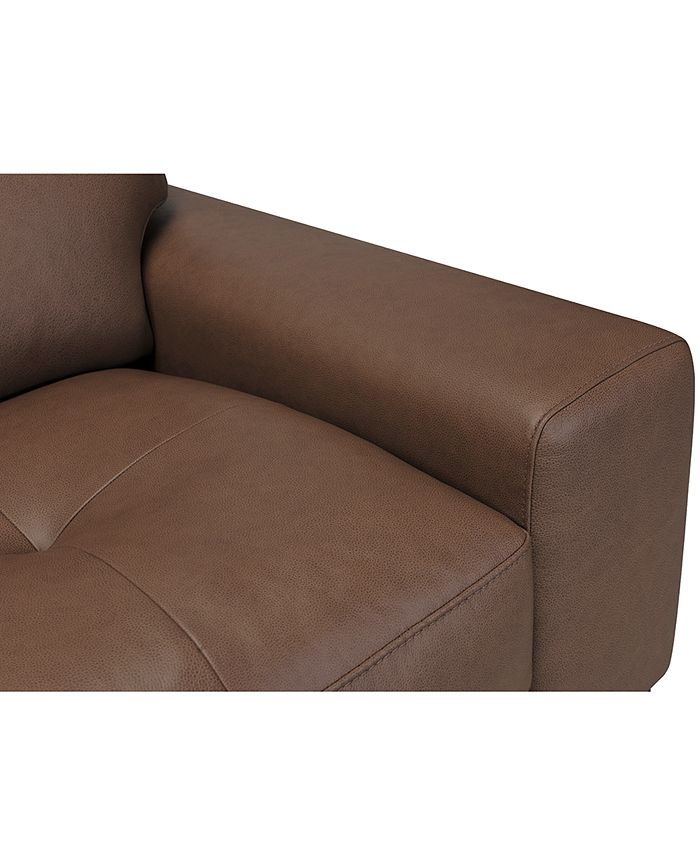 Furniture CLOSEOUT! Harli Leather Accent Chair, Created for Macy's