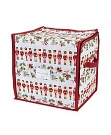 Print Design 64 Count Stackable Christmas Ornament Storage Box