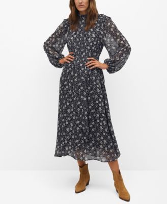 Women's Flower Print Dress