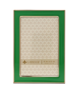 Lawrence Frames Metal And Enamel Picture Frame, 4" X 6" In Green