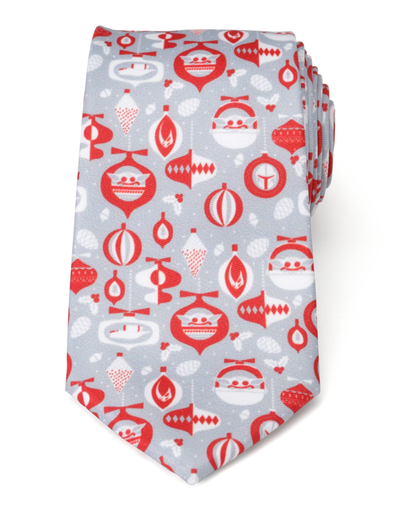 Мужские галстуки Star Wars Holiday Mando Tie, цвет: Красный — фото 2
