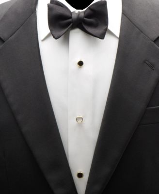 Men's Double Sided Round 4 Piece Stud Set