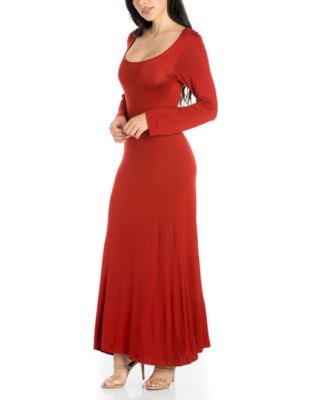 Women's Long Sleeve Maxi Dress