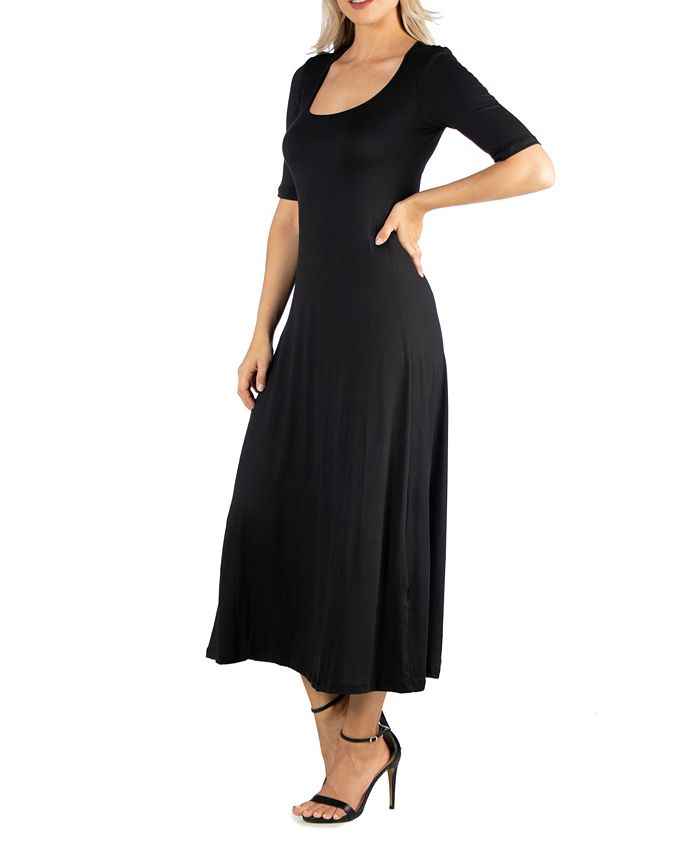 24seven Comfort Apparel Women's Casual Maxi Dress - Macy's