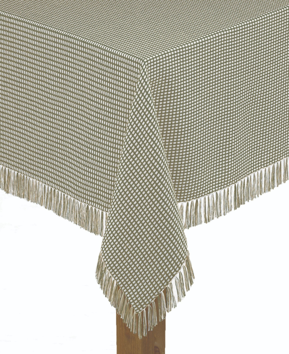 Lintex Homespun Sage 100% Cotton Tablecloth 52"x70"