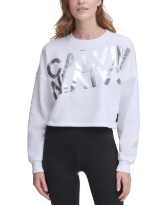 calvin klein crop sweatshirt