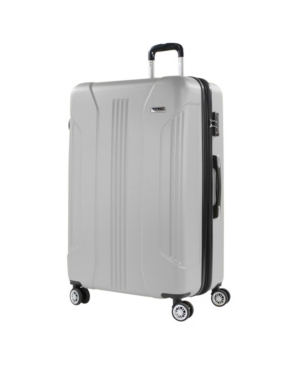 Denali S 30 In. Anti-theft Tsa Expandable Spinner Suitcase In Silver