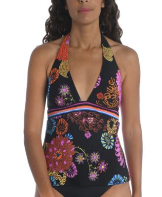Trina Turk - Electric Reef Printed Floral Tankini Top