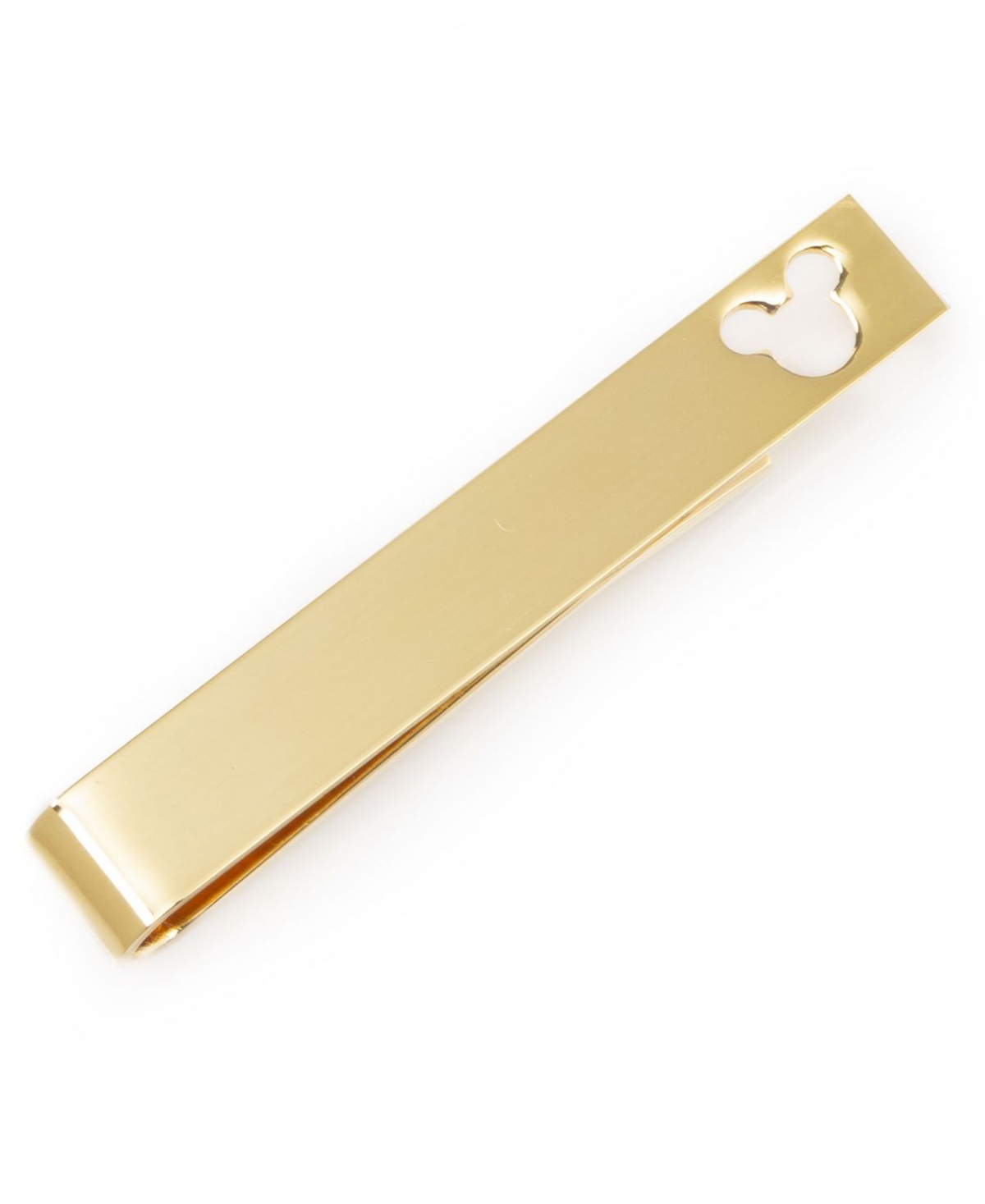 Men's Mickey Mouse Cut Out Tie Bar - Gold