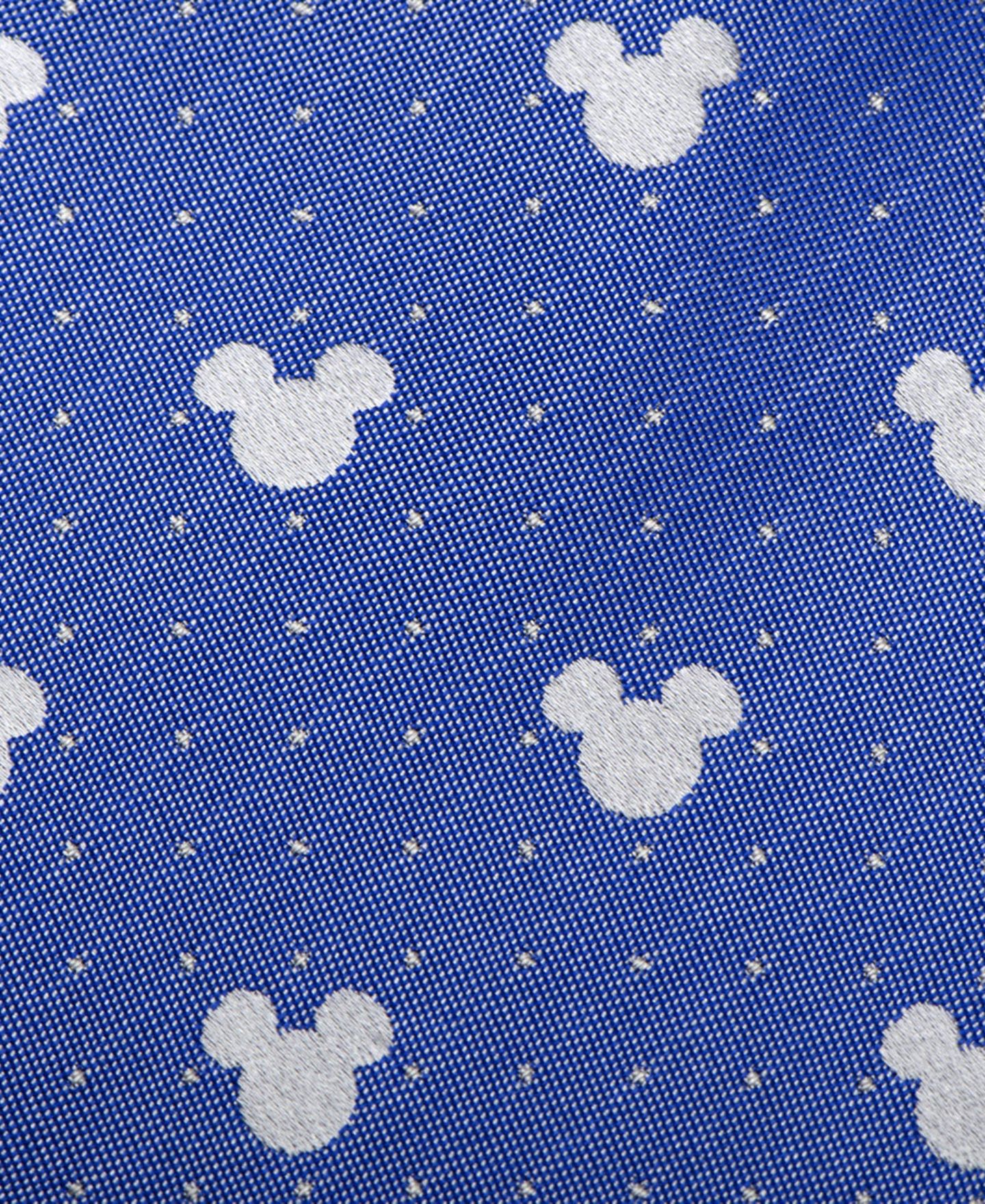 Мужской галстук Disney Mickey Mouse Pin Dot Tie, цвет: Синий — фото 3