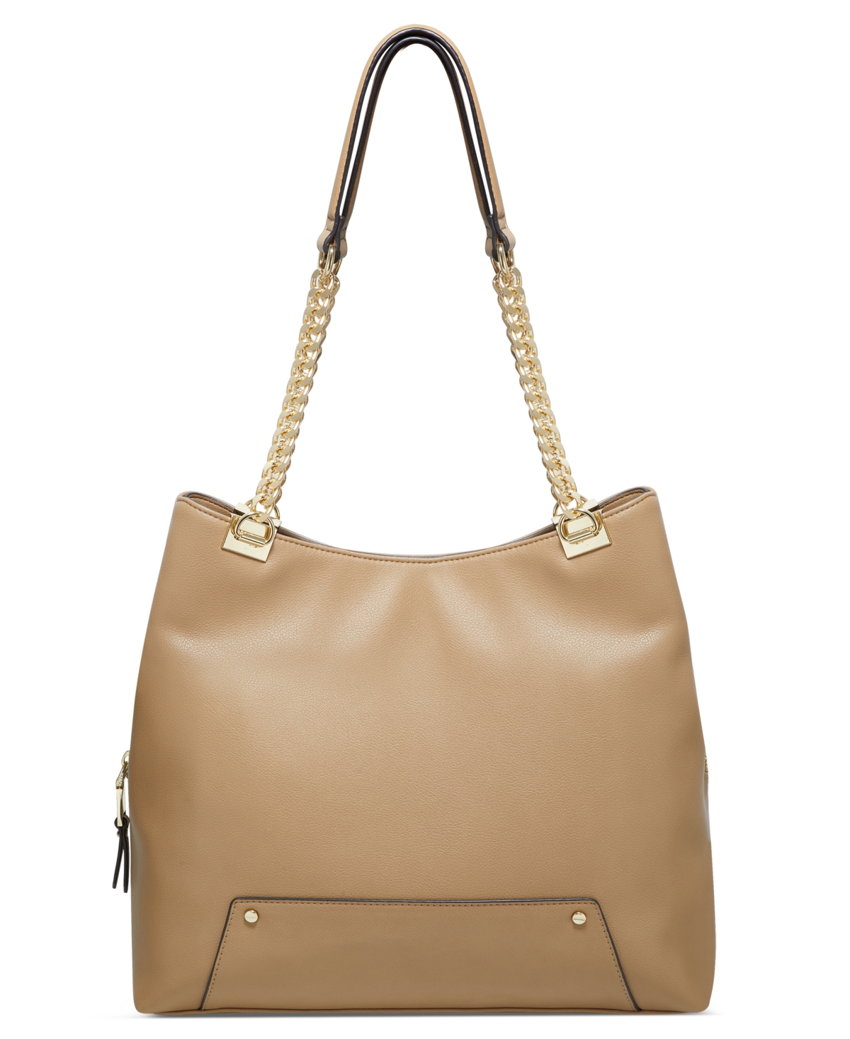 Inc International Concepts Trippii Chain Tote, Created For Macy's In Camel,gold