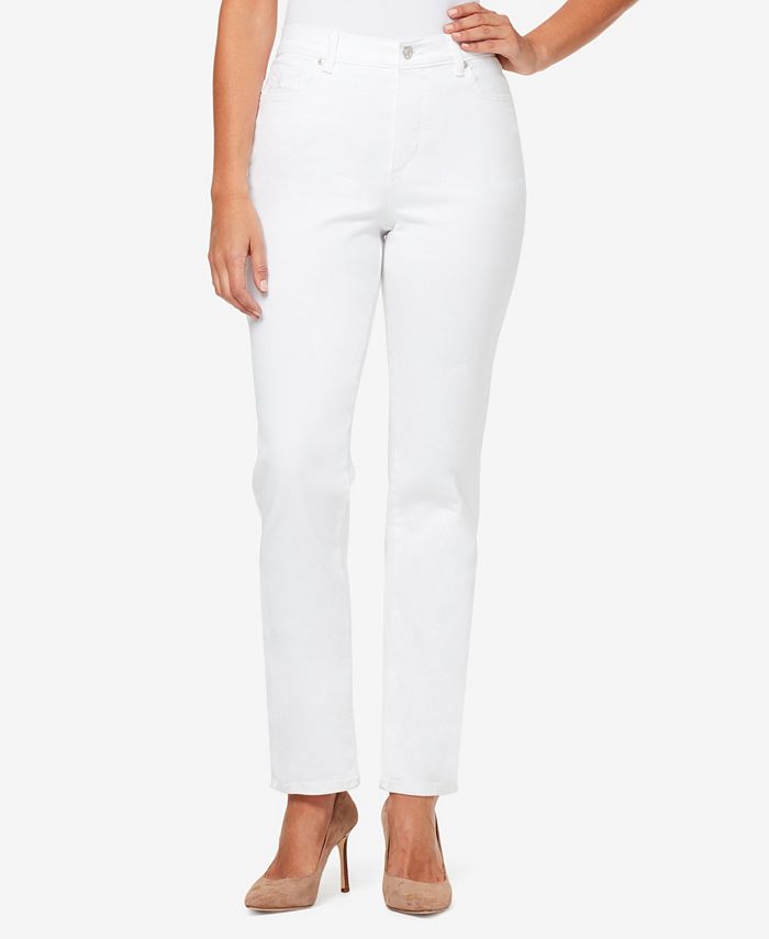 Gloria Vanderbilt Petite Amanda Straight-Leg Jeans - Macy's