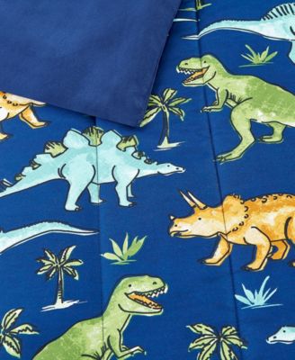 Kids Watercolor Dinosaur 4-Pc. Comforter Set, Full
