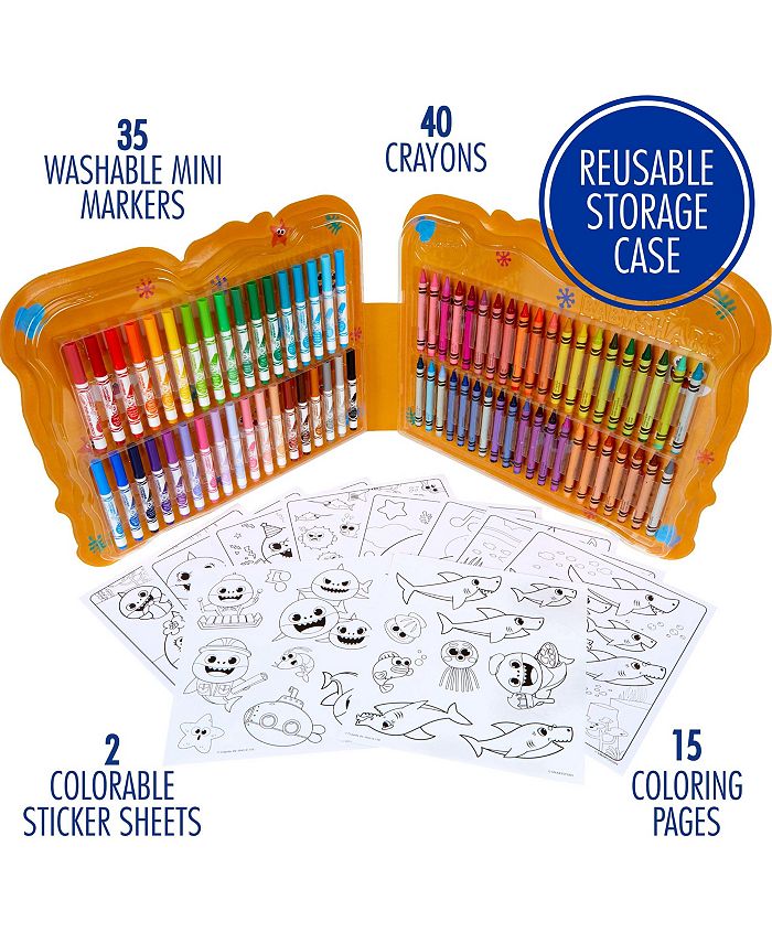 Pip Squeaks Washable Markers Kids Art Supplies Travel Coloring Kit Safe  Nontoxic