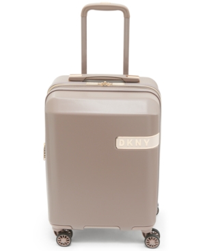Dkny Closeout!  Rapture 20" Hardside Carry-on Spinner Suitcase In Ash