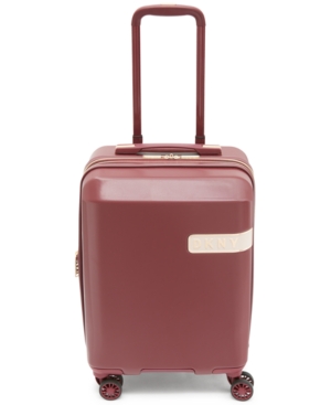 Dkny Closeout!  Rapture 20" Hardside Carry-on Spinner Suitcase In Wine