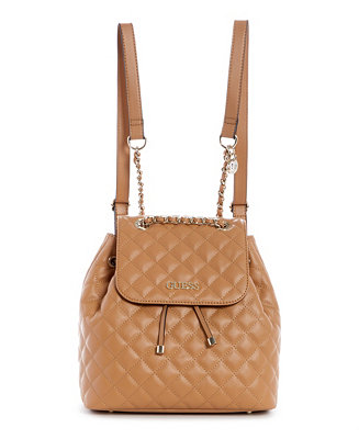 GUESS Illy Quilted Backpack - Macy's