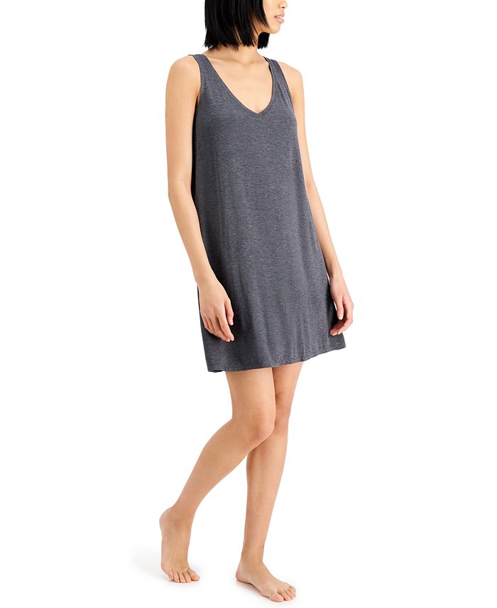 Alfani V-Neck Sleeveless Nightgown, Created for Macy's - Macy's
