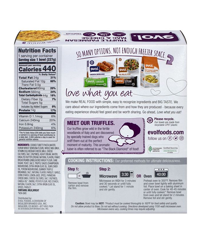 Evol Truffle Parmesan Mac & Cheese, 8 oz, 5 Count Macy's