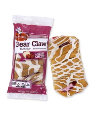 Cloverhill Cherry Cheese Bear Claw, 4.25 oz, 12 Count