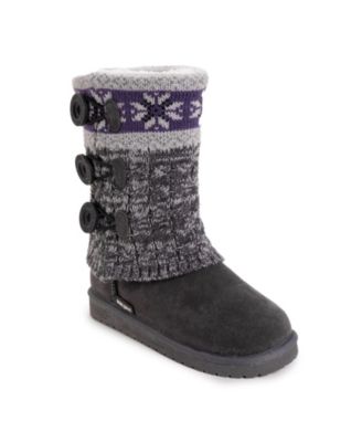 muk luks gray boots