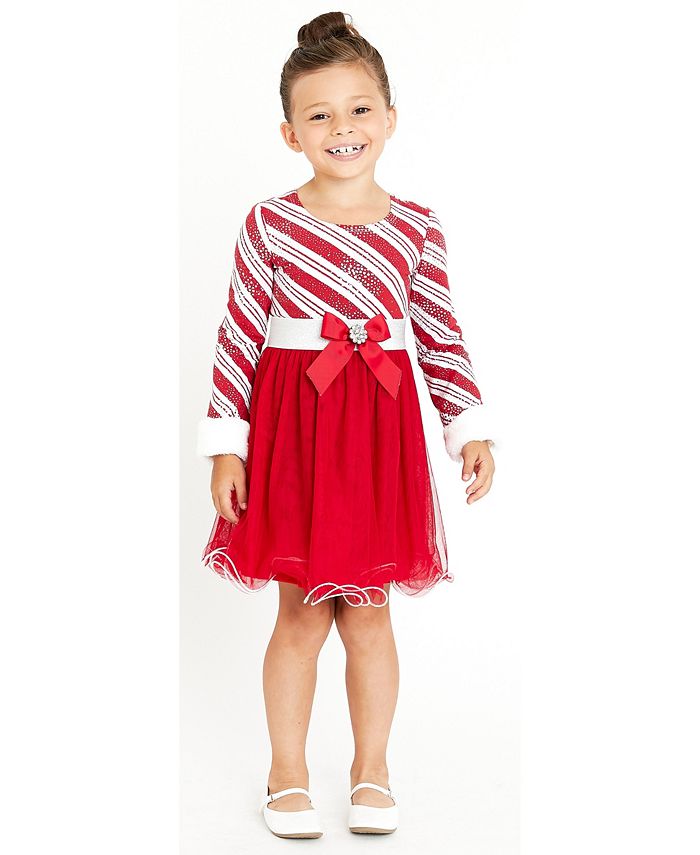 Bonnie jean discount candy cane dress