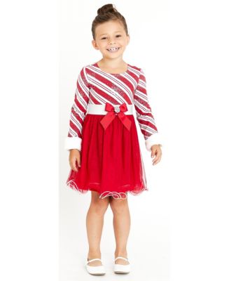 Bonnie jean 2025 candy cane dress