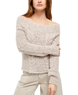 Free People Cropped Pullover Sweater 