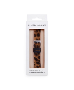 image of Rebecca Minkoff Women-s Apple Watch Strap Leopard